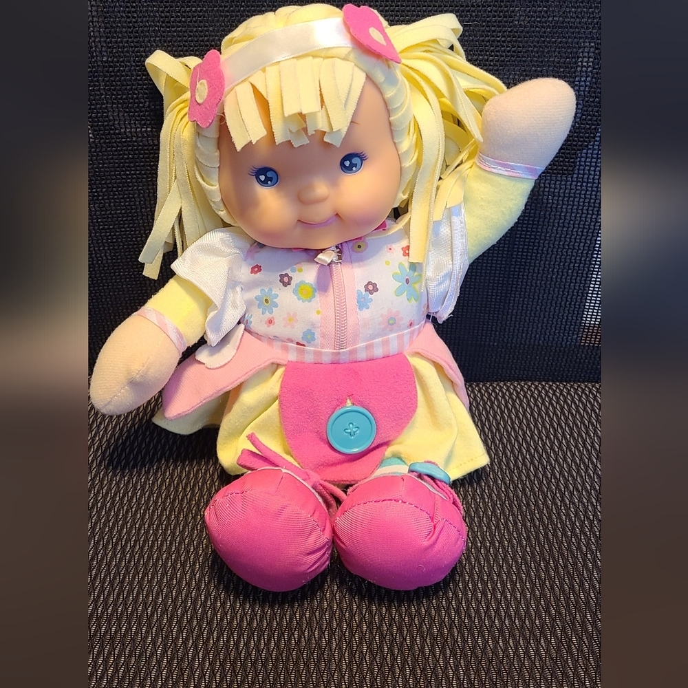 Zippity Princess Activity Learning Doll Baby’s First Doll 12” Zips Buttons LEARN